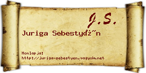 Juriga Sebestyén névjegykártya